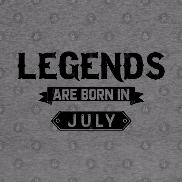 Legends Are Born In July by inotyler